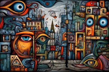 The wonderful beautiful city of Berlin through the eyes of a free surrealist artist