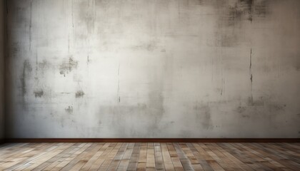 Empty room interior with textured concrete wall   high quality 3d render in 16k resolution