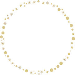 Christmas Circle Border Frame