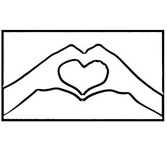 Fototapeta premium heart in hands