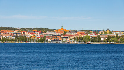 Östersund city in Sweden during summer