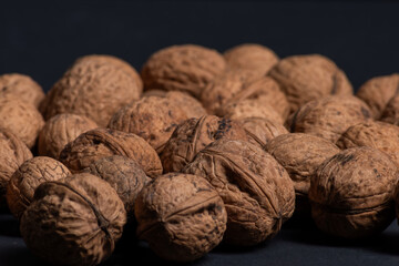 close up of walnuts