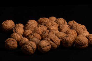 close up of walnuts