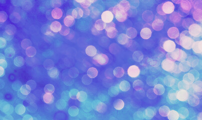 Blue bokeh background for seasonal, holidays, event celebrations and various design works