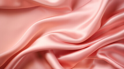 Fototapeta premium Pink Gold Satin Silk Texture Background