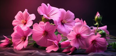 beautiful pink flowers in the summer to make a day special