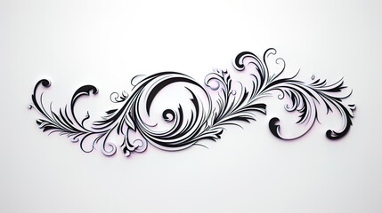 Graphic ornament on a white background