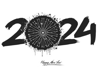 Happy New Year 2024 and wheel bike