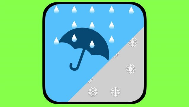 雨は雪へと変わるだろう