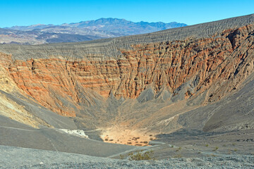 Wall Details in a Volcanic Crater