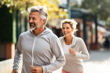 couple running together