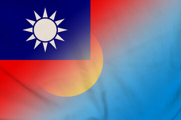 Taiwan and Palau political flag international negotiation PLW TWN