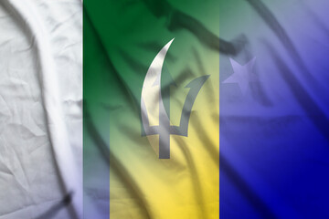 Pakistan and Barbados state flag international contract BRB PAK