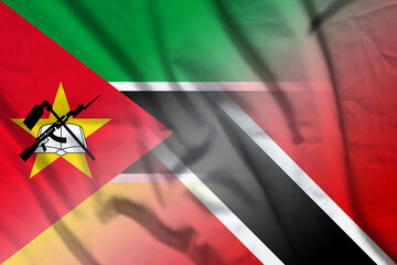 Mozambique and Trinidad and Tobago state flag international contract TTO MOZ