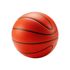 Basketball ball isolated on transparent background. PNG file, cut out