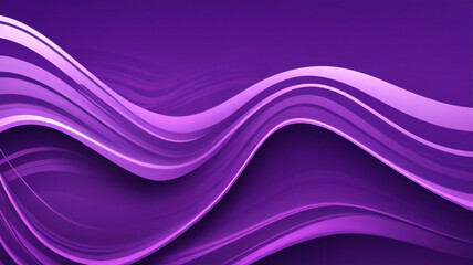 Abstrakcyjne tło gradientowe z wyrazistym fioletowym przepływem ruchu fali i kompozycją płynnych kształtów, ilustracja wektorowa.