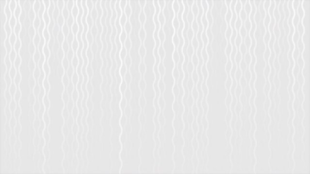 Minimal geometric background with wavy smooth lines. Seamless looping abstract motion design. Video animation Ultra HD 4K 3840x2160