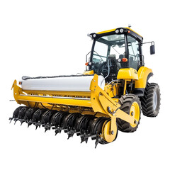 Fototapeta premium Seed drill, transparent background, isolated image, generative AI