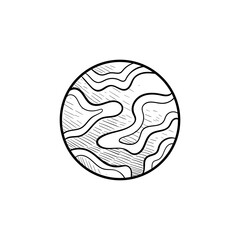 Earth handdrawn illustration