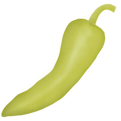 Banana pepper Illustration cartoon design.