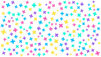 Colorful colourful vector geometric shape flat pattern background