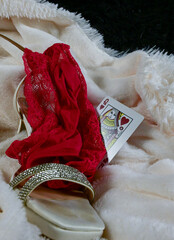 Red lingerie