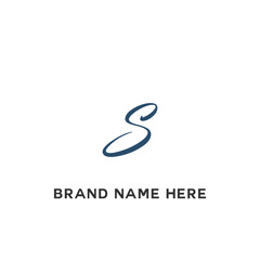 S letter logo, Letter S logo, S letter icon Design with black background. Luxury S letter 