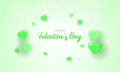 Vector realistic valentine's day background