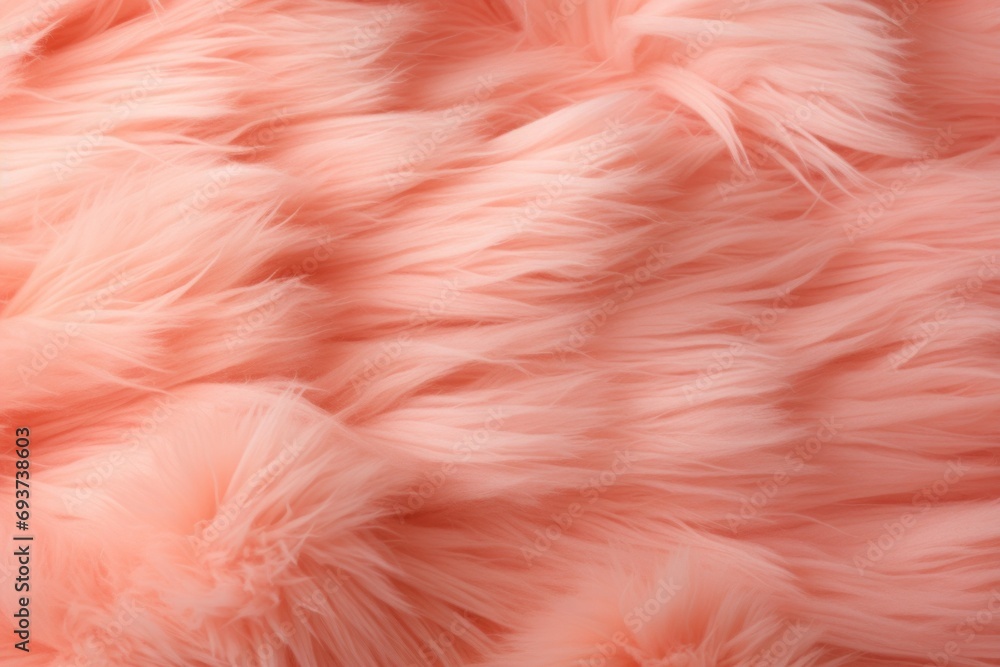Poster wool closeup, peach fuzz trendy color concept. background with selective focus and copy space