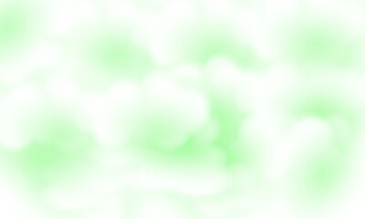 Vector colorful green sugar cotton cloud background