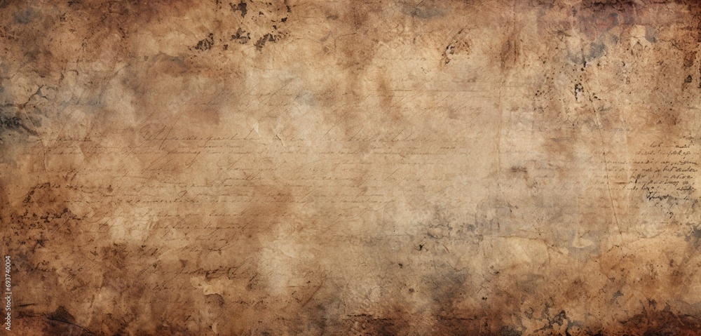 Poster high-resolution capture of a vintage paper texture enhancing the realism of a digital design