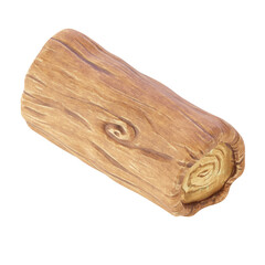 Stylized Wooden Log