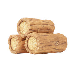 Stylized Wooden Logs