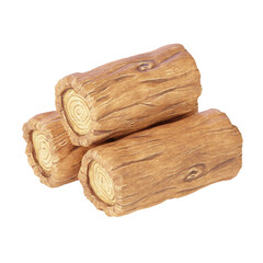 Stylized Wooden Logs