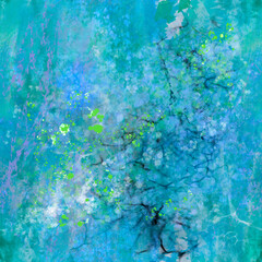 Colorful abstract blurred seamless pattern of old paints Plastered wall surface, thin cracks, craquelures