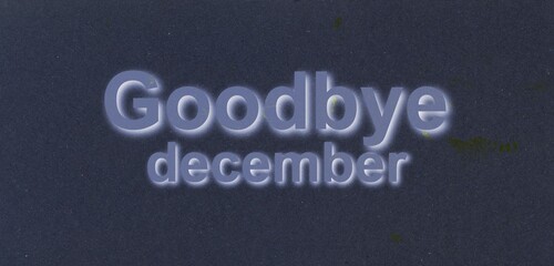 Goodbye December very amazing new style design