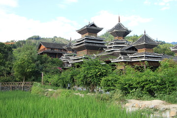 Beautiful Village of Zhaoxing, Guizhou, China