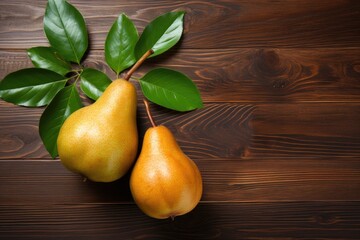 pear isolated kitchen table background professional photography