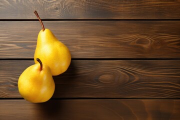 pear isolated kitchen table background professional photography - obrazy, fototapety, plakaty
