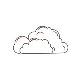 Sky Cloud Line Icon 