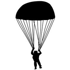 Skydiver Silhouette 