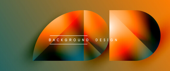 Minimalistic geometric backdrop showcasing metallic circles and squares, embodying understated elegance. Reflective surfaces and precise forms create harmonious blend of simplicity and sophistication