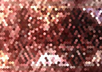Abstract hexagon shiny pattern background
