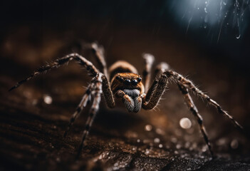 close-up of a spider
