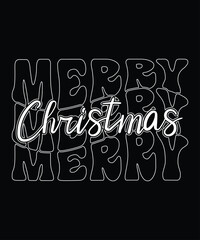 Merry Christmas T Shirt Print Template