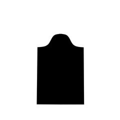 grave headstone shapes for artwork composition