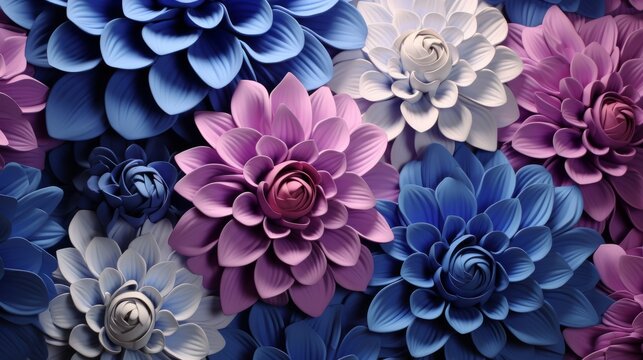 vibrant 3d floral wallpaper - stunning flower background in high resolution