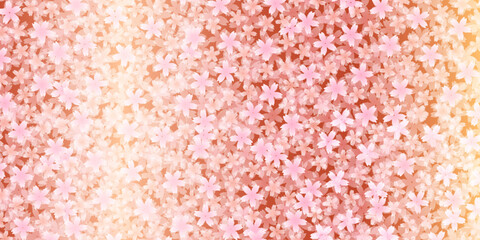 桜　和柄　年賀状　背景