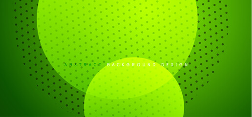 Abstract tech circles vector background, technology digital bubbles