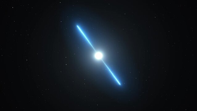 Moving in on a pulsar neutron star in outer space